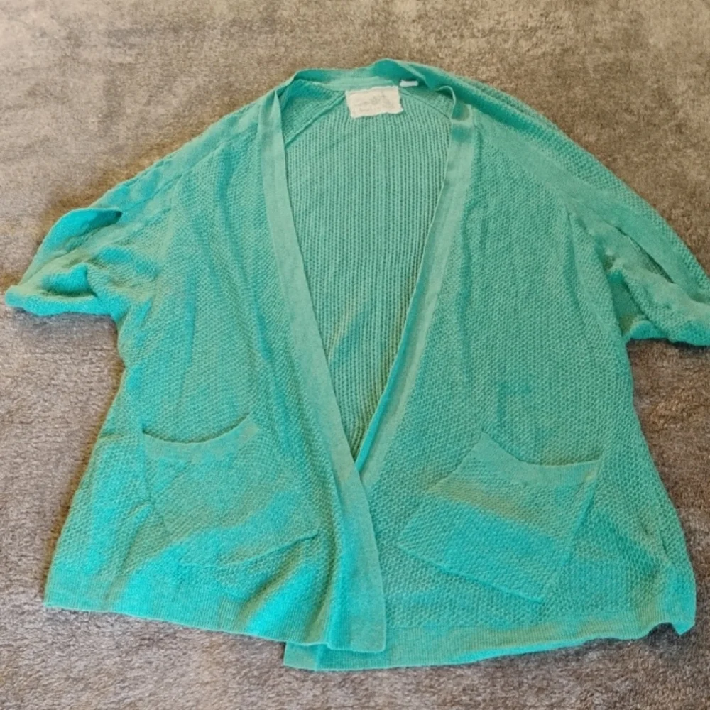Angel Of The North Anthropologie Mint Cocoon Cardigan - Picture 1 of 12